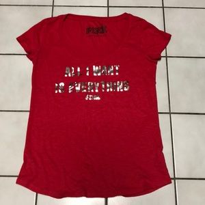 PINK tee shirt/ sleep shirt